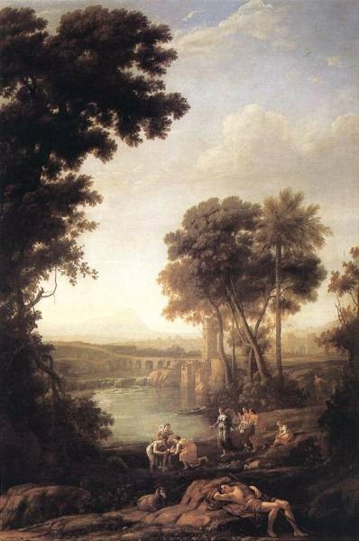 Landscape with the Finding of Moses WGA